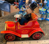 KO Yoshiya Wind up Tin Toy Car GAY 90 OLD TIMER CAR Friction Japan Minty Works!