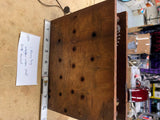 1830's antique Henry Terry wooden works shelf Vtg clock movement Parts Wood gear