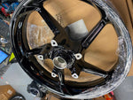 Black Ice Front Mag Wheel Agressor Harley Touring FLH Glide 19x3.5 OEM Bagger!