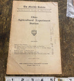 1923 Ohio Agricultural Experiment Station Farm Prices livestock birds cows antiq