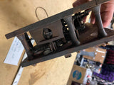 1830's antique Henry Terry wooden works shelf Vtg clock movement Parts Wood gear