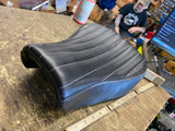 Solo Seat Harley Sportster Custom Chopper 2004^ Ribbed 883 1200 Motorcycle bobbe