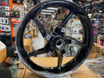 Black Ice Front Mag Wheel Agressor Harley Touring FLH Glide 19x3.5 OEM Bagger!