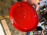 Vtg Wind up Tin Toy Globe Carousel Rocket Ride West Germany Minty Works Collecti