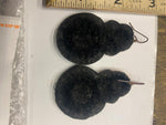 Vtg Hanging Bohemian Beaded Earrings Multi color Tropical Islands Handmade