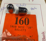 Snub Hole Bullet Bolt Krommets Chrome "38" Harley Acc Panhead shovelhead Trim!