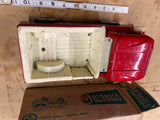 VTG 1960's STRUCTO TIN TOY CORVAIR RAMP SIDE TRUCK 195 RED Original Box!