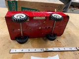 VTG 1960's STRUCTO TIN TOY CORVAIR RAMP SIDE TRUCK 195 RED Original Box!