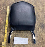 OEM Sissybar Backrest Harley Sportster Dyna FXR 1982-2003 Pad Upright Emblem!