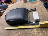OEM Sissybar Backrest Harley Sportster Dyna FXR 1982-2003 Pad Upright Emblem!