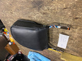 OEM Sissybar Backrest Harley Sportster Dyna FXR 1982-2003 Pad Upright Emblem!