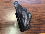 Vintage Don Hume Black Leather Shooting Holster Model H738 SH L No. 5M