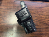 Vintage Don Hume Black Leather Shooting Holster Model H738 SH L No. 5M