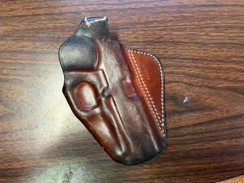 Galco International Brown Leather Shooting Holster MOB218 Concealable