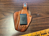 Galco International Brown Leather Shooting Holster MOB218 Concealable