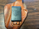 Galco International Brown Leather Shooting Holster MOB218 Concealable
