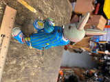 Wind up Tin Toy Drumming Happy Bunny Drummer Reproducton works!