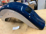 NOS Switchback Rear Fender blue White OEM Harley FLD Dyna full New!