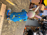 Wind up Tin Toy Drumming Happy Bunny Drummer Reproducton works!