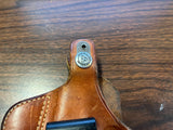 Galco International Brown Leather Shooting Holster MOB218 Concealable