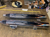 OEM Stock Mufflers Harley Dyna Fatbob Factory Slash cut Wide Glide FXDL FXDWG