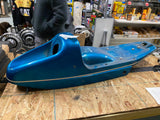 Factory Paint Boattail Rear Fender Harley Ironhead Sportster Blue 1971 1972 Boat
