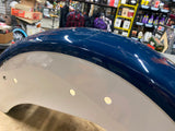 NOS Switchback Rear Fender blue White OEM Harley FLD Dyna full New!