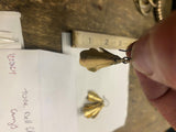 Vtg Tone Bell Flower Earrings Hanging Dinner Ware Dress Petal Drop Classy