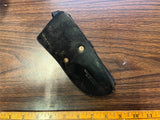 Vintage Black Leather Shooting Holster Hand Crafted By R.L. Lewis