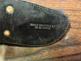 Vintage Black Leather Shooting Holster Hand Crafted By R.L. Lewis