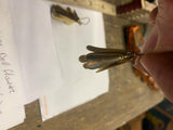Vtg Tone Bell Flower Earrings Hanging Dinner Ware Dress Petal Drop Classy