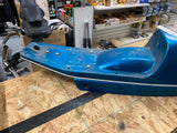 Factory Paint Boattail Rear Fender Harley Ironhead Sportster Blue 1971 1972 Boat