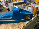 Factory Paint Boattail Rear Fender Harley Ironhead Sportster Blue 1971 1972 Boat
