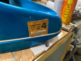 Factory Paint Boattail Rear Fender Harley Ironhead Sportster Blue 1971 1972 Boat
