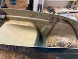 Factory Paint Boattail Rear Fender Harley Ironhead Sportster Blue 1971 1972 Boat