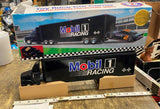 1994 Mobil 1 Racing Limited Edition Toy Race Car Carrier Semi truck Collectible