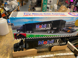 1994 Mobil 1 Racing Limited Edition Toy Race Car Carrier Semi truck Collectible