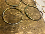Vtg Lot Loop Earrings Circle  Dress Classy Estate Find  Gold Fancy