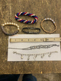 lot of Vtg Wrist Bracelets Jewelry Victorian Style Bohemian Beads Estate find