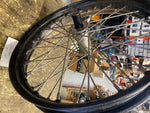Vtg Kelsey Hayes Front Rim Panhead Knucklehead WL WR Flathead Spool hub Racer 18