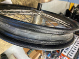 Vtg Kelsey Hayes Front Rim Panhead Knucklehead WL WR Flathead Spool hub Racer 18