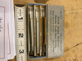 Vtg watchmaker set brass jeweler watchmaker screwdrivers Orig box Tools die make
