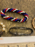 lot of Vtg Wrist Bracelets Jewelry Victorian Style Bohemian Beads Estate find