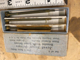 Vtg watchmaker set brass jeweler watchmaker screwdrivers Orig box Tools die make
