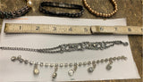 lot of Vtg Wrist Bracelets Jewelry Victorian Style Bohemian Beads Estate find
