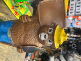 Vtg Smokey the Bear Piggy Coin Bank 70's plastic 14" Collectible Toy Decor Adver