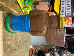 Vtg Smokey the Bear Piggy Coin Bank 70's plastic 14" Collectible Toy Decor Adver