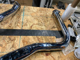 66-69 Slash Cut Exhaust Pipes Harley FLH Generator Flat Side Shovelhead Cycle Sh