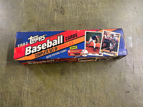 1993 Topps MLB Baseball Complete Set Series 1 & II  Incomplete