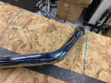 66-69 Slash Cut Exhaust Pipes Harley FLH Generator Flat Side Shovelhead Cycle Sh